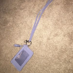 Vera Bradley lanyard wallet